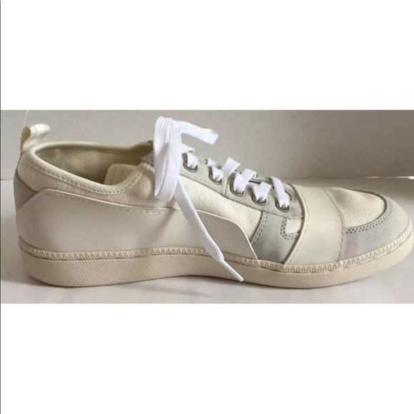 New Puma McQ Serve Low Cut Sneakers White Whisper Canvas 9 Men Shoes Limited - Picture 7 of 10